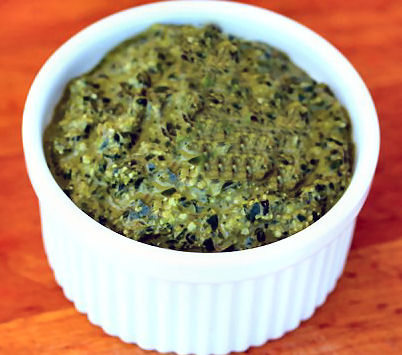 Pesto opt Delicious pesto.....ambrosia of the Gods!!!!
