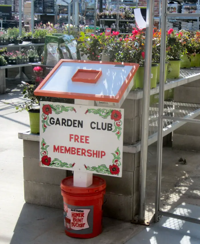 Home Depot Garden Club