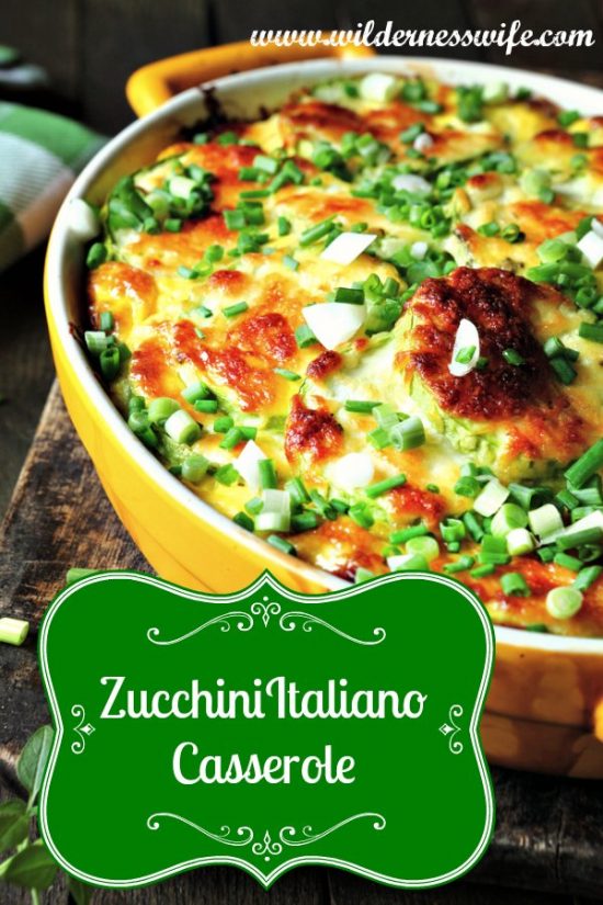 Slow Cooker Zucchini Italiano Casserole Recipe A great Vegetable Side