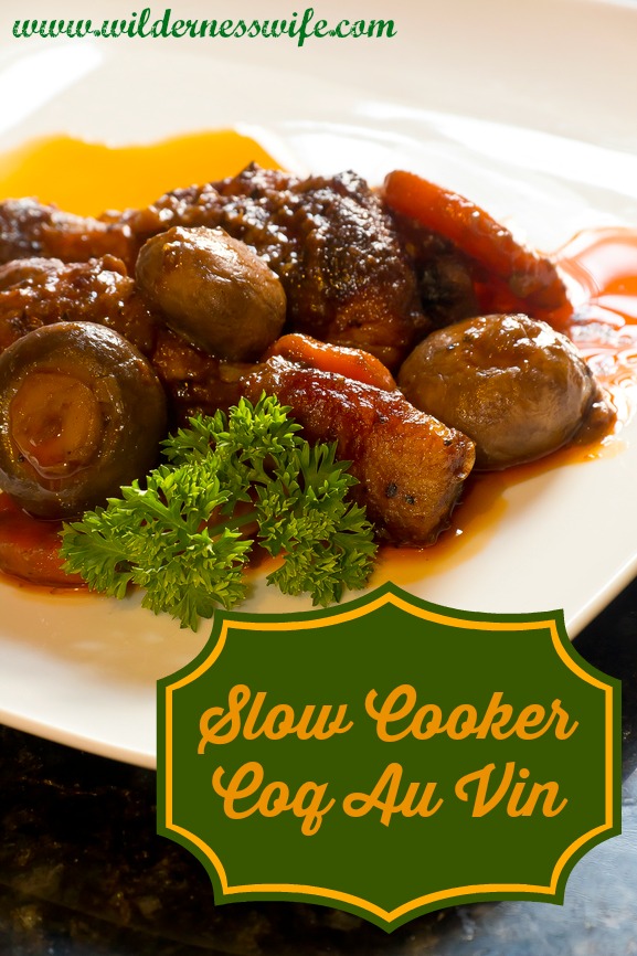 slow cooker coq au vin