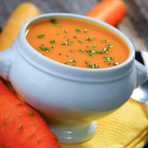 Slowcooker curried Carrot soup recipe cooked in your Crockpot
