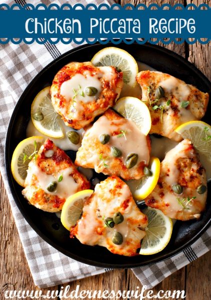 Chicken Piccata Recipe, Chicken Recipe, Chicken with Lemon Sauce Recipe