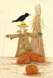 Halloween, pumpkin, scarecrow, free craft pattern, craft pattern, how to paint a pumpkin