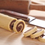 Chocolate vanilla Pinwheel cookies, santa Claus cookies, christmas cookies