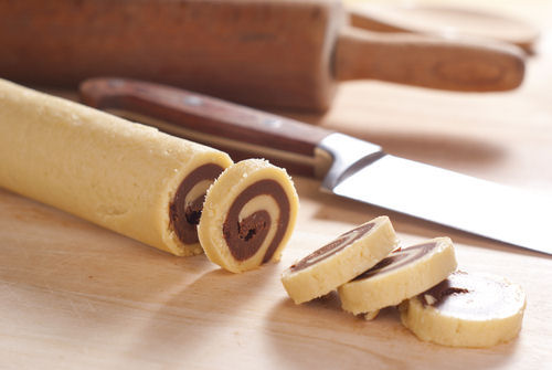 Chocolate Pinwheel cookie recipe Chocolate vanilla Pinwheel cookie recipe, santa Claus cookies, christmas cookies