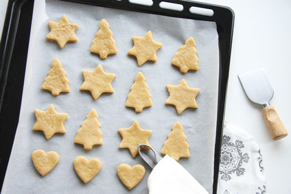 sugar cookies, cookies for santa, sugar cookie recipe, silpat liner