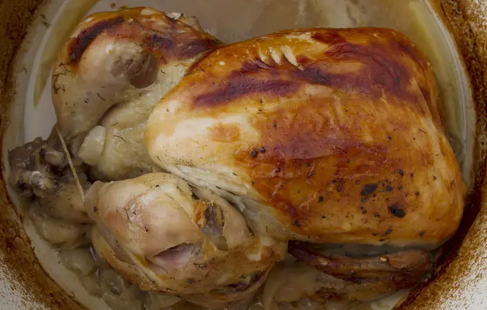 Whole Roast Chicken Slow Cooker Crock Pot Recipe