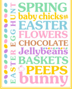 Easter-art, easter-subway-art,easter-printables