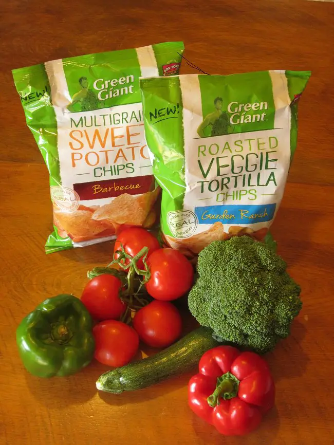 Green Giant Veggie Snack Chips, healthy snack
