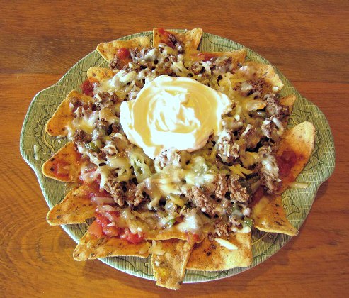 Nachos, microwave nachos, Green Giant Veggie Snack Chips
