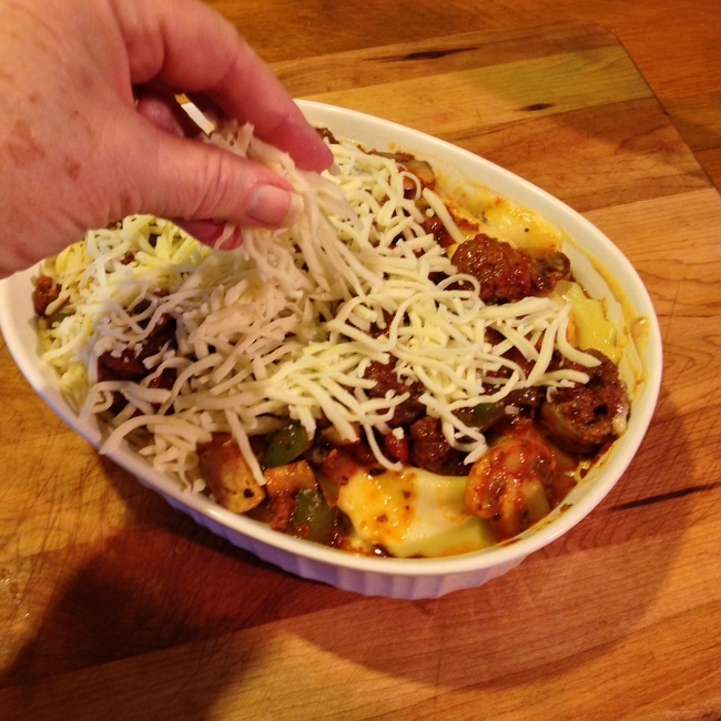 Kraft Recipe Makers, Mushroom Ravioli, Italian Sausage, casserole, quick easy dinner, family meals, easy meal maker, easy meal, dinner tonight