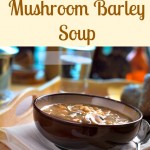 Mushroom soup, vegetable soup, slow cooker soup
