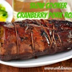 pork raost, slow cooker pork roast, cranberry pork roast, cranberry, cranberry glaze