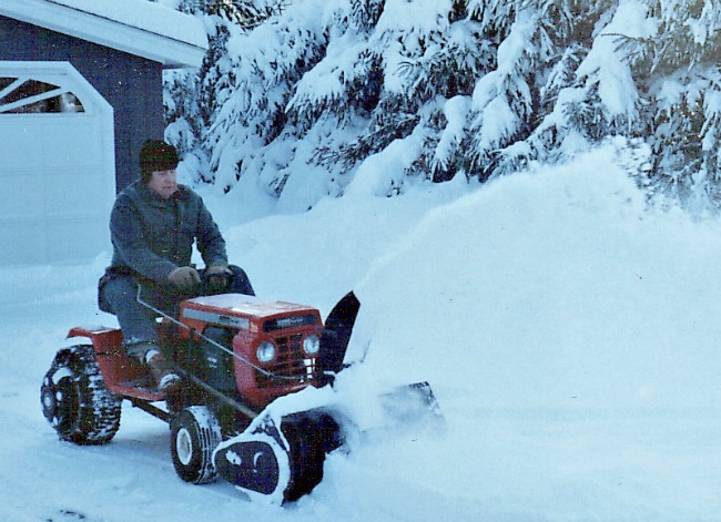Dad never shirked his duty braving the icy cold of winter to plow the snow that built up in the driveway. He taught us a strong work ethic and a sense of responsibility.