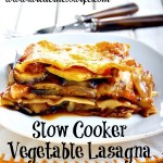 a plate of delicious slow cook vegetable lasagna is a healthy alternative