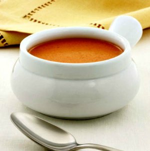 Bowl of Creamy Tomato Bisque Soup Recipe