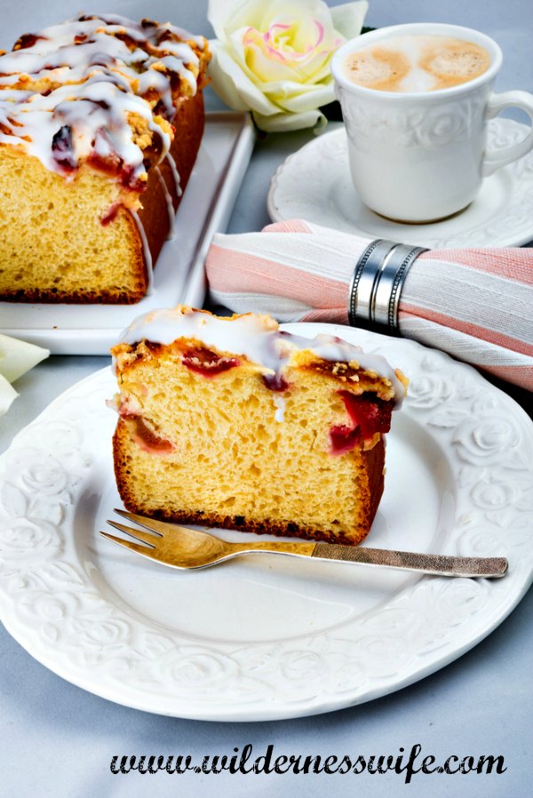 Try this delicious strawberry rhubarb bread with glaze. This best moist strawberry rhubarb bread recipe makes a great treat for a Mother's Day brunch!