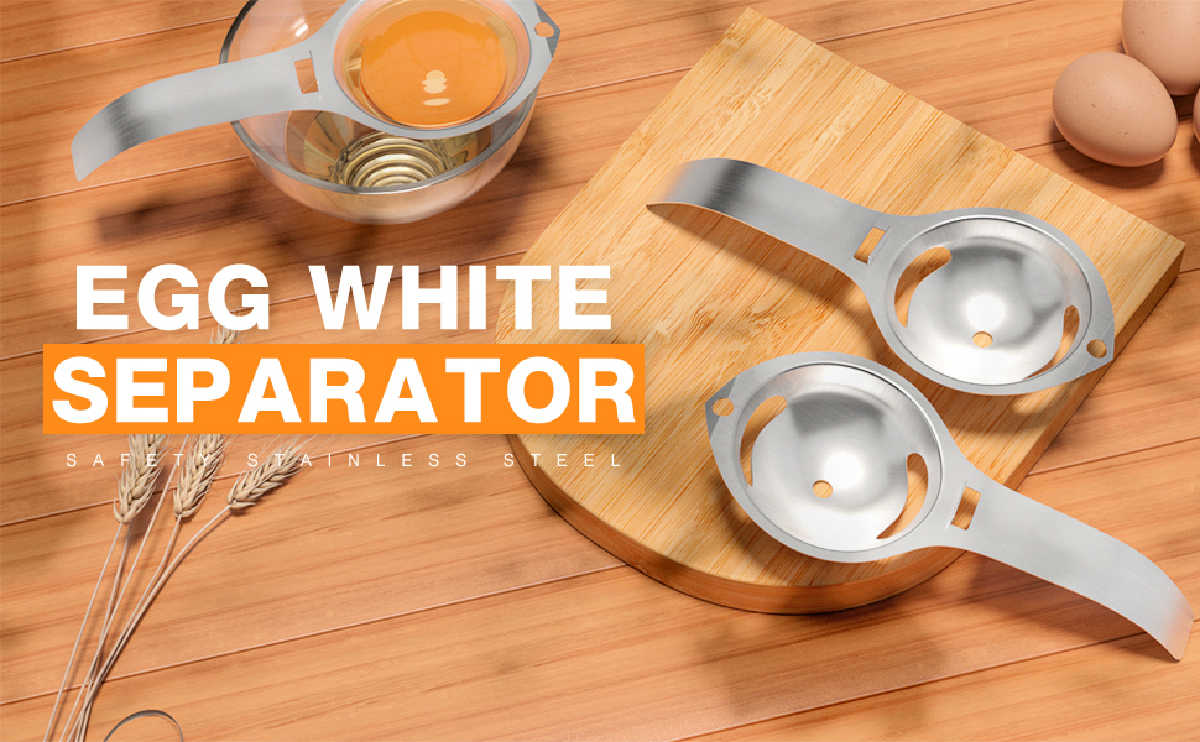 Amazon Egg Separator on cutting board